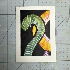 ACEO Original Art Card – Intertwined Abstracts – 1K to OK #124