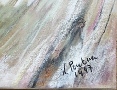 Laura Peratoner Pastel Horses Italy Switzerland Original