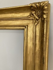 J. H. Miller 23karat Gold Leaf Gilded Arts And Crafts Frame 4” Moulding
