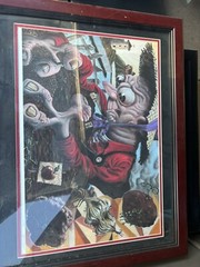 Slot Olsen Print Lowbrow Frankenstein Signed And Numbered.
