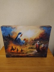 Robert A. Tino Canvas Painting Wall Art „I Believe In Christmas“ 287/1000 2015