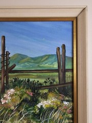 1/1 Signed Novelli 2000 Original Oil Painting 21×17 Truck Field Landscape Art