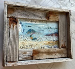 The Gulf, Original Oil Painting, Abstract, Coastal Arts