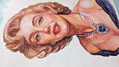 Marilyn Monroe Watercolor – A4 Portrait Painting – Iconic Hollywood Star A4 Art