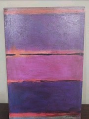 Mark Rothko Signed Oil Painting on Canvas 16×24 in Abstract Expressionism