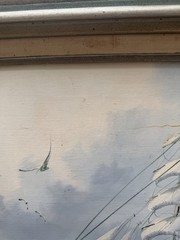‘Tall Ship at Sea’ Original Oil Painting by K. Maskell