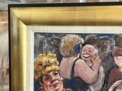 Barry Leighton-Jones Original Oil Painting “What Have I Done Now” -31×27” Framed