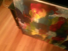 abstract paintings on canvas original painted collision acrylic 30by40 on canvas
