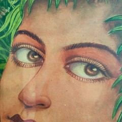 „Women & nature“ WASH PAINTINGS Original Unframed art 28″ x 19″