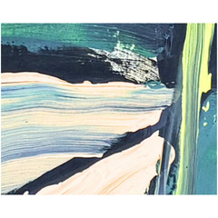Butterfly, Abstract Expressionism 11×14 Multi-Colored Hand Painted Paper