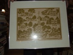 Nancy Arnold Silk Screen on Paper #1 of 20 HISTORIC Norwell MAssachusetts c1970s