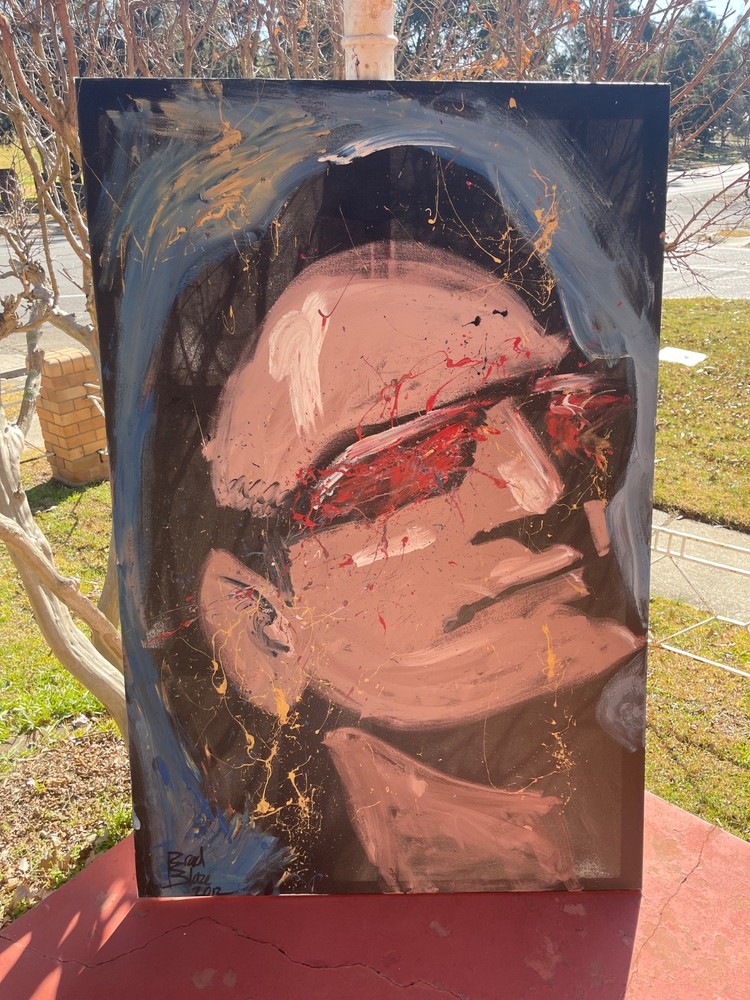 Painting of Bono