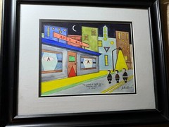 John L Lear „A Priest, A Rabbi And A Minister…..“ Watercolor Artwork – Framed