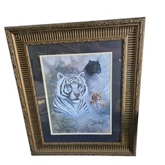 RUANE MANNING „SERENGETI PREDATOR“ LITHOGRAPH ON CANVAS 16″ x 20″