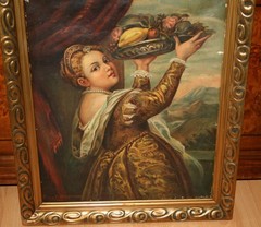 Girl with a Basket of Fruits-/ Lavinia/