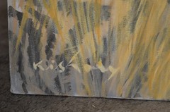 African Art Painting on Canvas Lion & Zebra Kill Serengeti Safari LARGE Art