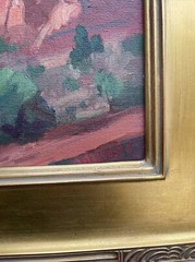 American Impressionism Painting Sedona Landscape Silvio Silvestri Listed Artist