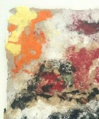 1990’s ABSTRACT LANDSCAPE „FALL MIST“ W/C L SALANDER Sd Infamous Artist/Dealer