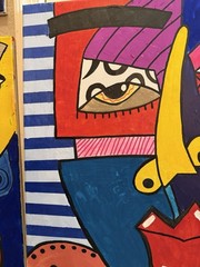JUSTO Original Abstract Painting Acrylic on canvas 24×30