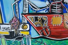 The Fishermen; Puerto Rico painting by One Kaas