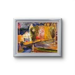 Rainy Night Jazz Unique Abstract Expressionism Wall Art