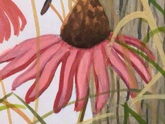John S Eberhardt, Wildlife Artist, Signed Original Watercolor Bluebird Painting