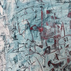Beto Mejia Original Modern Abstract Cubist Expressionist Art Painting Canvas