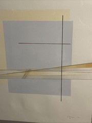 Ultra Rare Torben Niels Ebbesen 1979 SIGNED ORIGINAL Minimalist Artwork