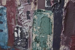 Mid-20th Century IMPASTO Abstract Buildings Oil Painting FRANK WALCUTT