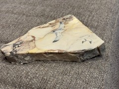 Hand Painted Seagulls on Stone Slab Signed by Artist Ruth Kirk