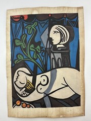 Pablo Picasso COA Art Painting Original Drawing Vintage Paper Signed