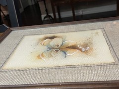 4.75″x6.75″ Butterfly Watercolor by Jerry Seagle Earthtones in 9″x 11.75″ Frame