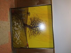robert mccaine tree and bird painting