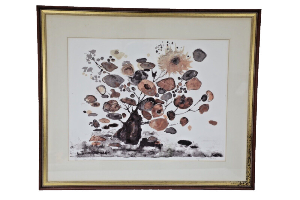 VIRGINIA DEHN (1922-2005) ETCHING Titled SEA BLOOM 18/20 WIFE OF ADOLF DEHN