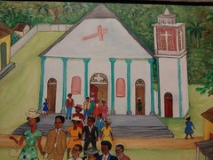 Dieudonne Pluviose (30×24) Wedding Painting (Haiti)