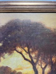 GORDON COUTTS ANTIQUE CALIFORNIA TONALIST VINTAGE LANDSCAPE EARLY OIL PAINTING