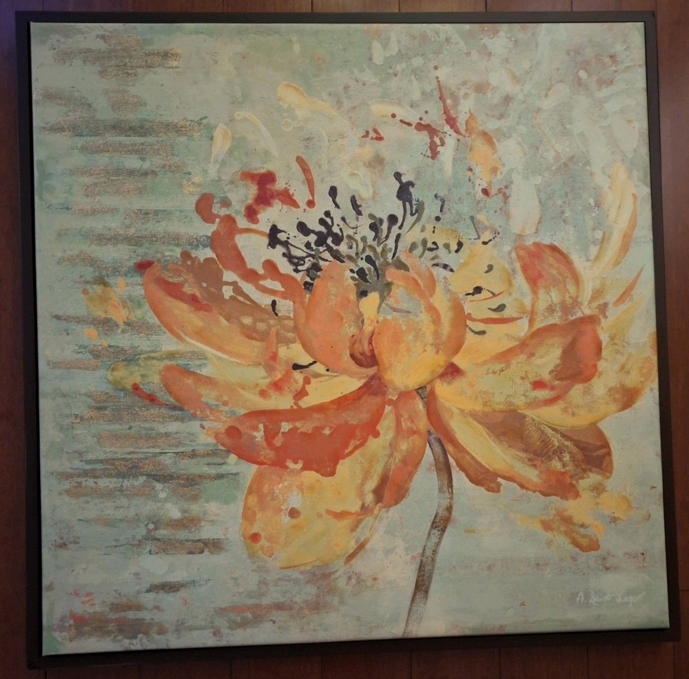Agnes Saint Leger Big Floral Giclèe Painting