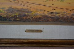 June Wagoner – Oil Painting – Canyon De Chelly Arizona – Navajo Family in Wagon