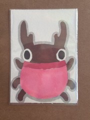 ACEO Original Art Card – Little Bug – Alcohol Markers – 2.5×3.5in