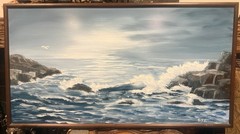 Thermal Art Inc. Vintage Collection, Mid Century, Oil Paintings Electric Heater