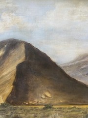 Victoria Emerle Antique 1920’s 1930’s Plein Air Desert Landscape AS-IS Painting
