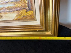 Original Robert More Signed Landscape Oil Painting 15 X 16-1/2″