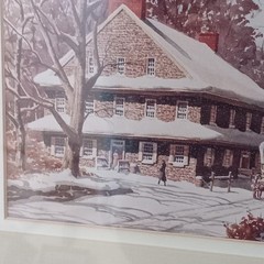 Vtg. Prints Set 3 ~William Faulkler Historic York, Pa. 1985~matted~wood Framed