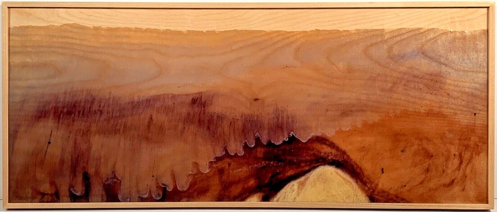 Eric Finzi (b.1957) Signed Epoxy Resin Landscape Painting „Horizon“