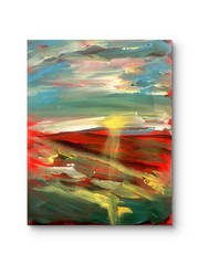11×14 Canvas Original Wall Art Home Decor Signed Interior Design