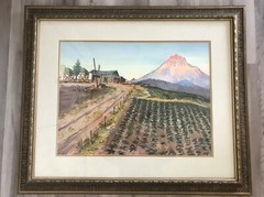 Clyde Keller, Jr. Watercolor Bend, OR Scene 1988 Excellent Condition