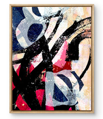 Abstract Art „High Note 7“ Original Acrylic 11×14 inch Painting on Gallery Paper