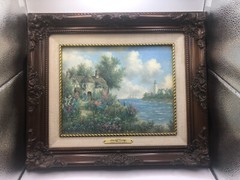 Dennis Patrick Lewan Seacliff Cottage S/N Canvas Limited Art Edition 152/400