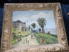 Oil Canvas On Board Painting Signed Tivoly