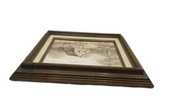 Vintage William Newport Barn Oil Painting Signed Landscape Linen Frame
